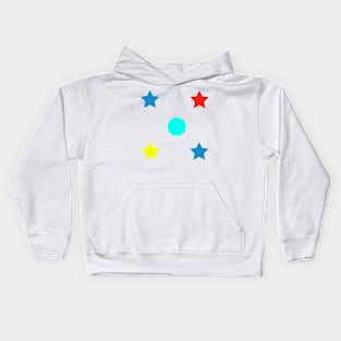 coloful stars Kids Hoodie